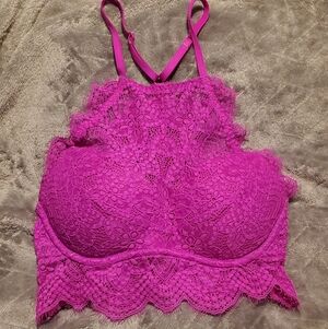 Vibrant Pink Lace Bralette PINK By Victoria Secret
